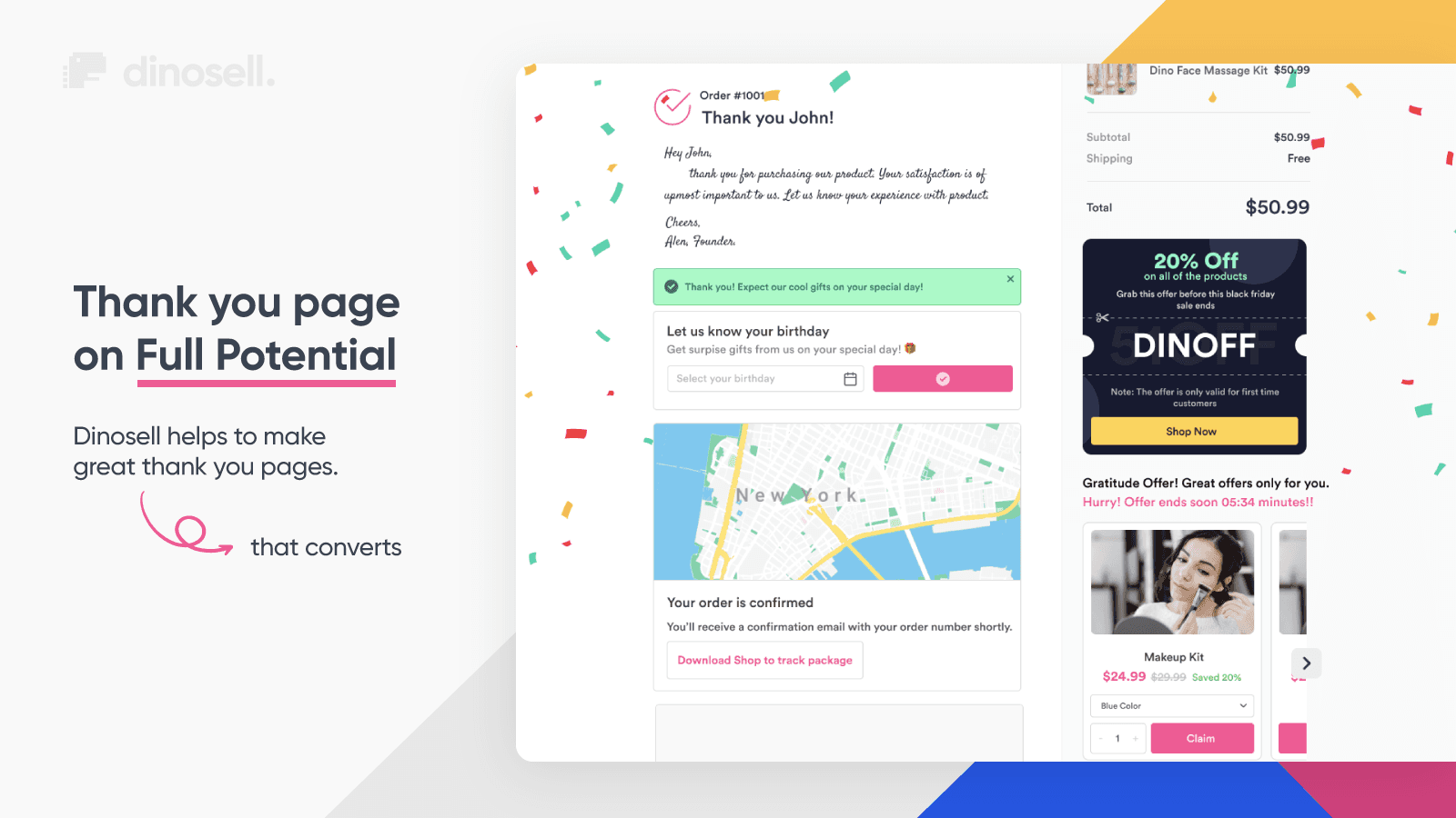 Dinosell: Post Purchase Upsell screenshot 2