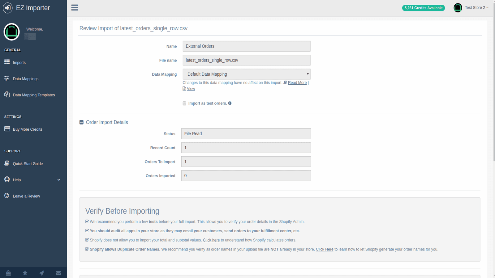 EZ Importer ‑ Order Importer screenshot 2