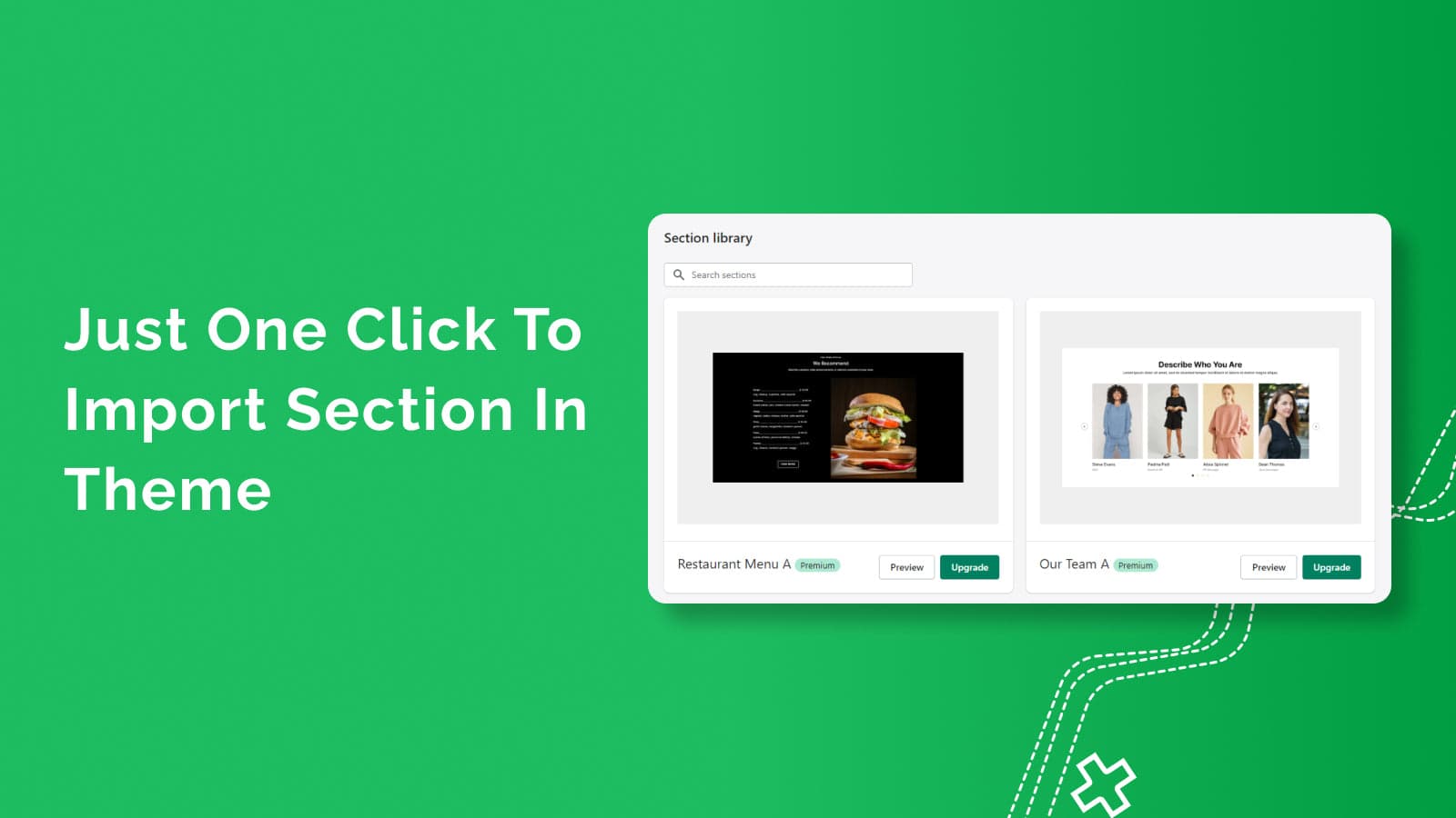 Aiosections ‑ Theme Sections screenshot 1