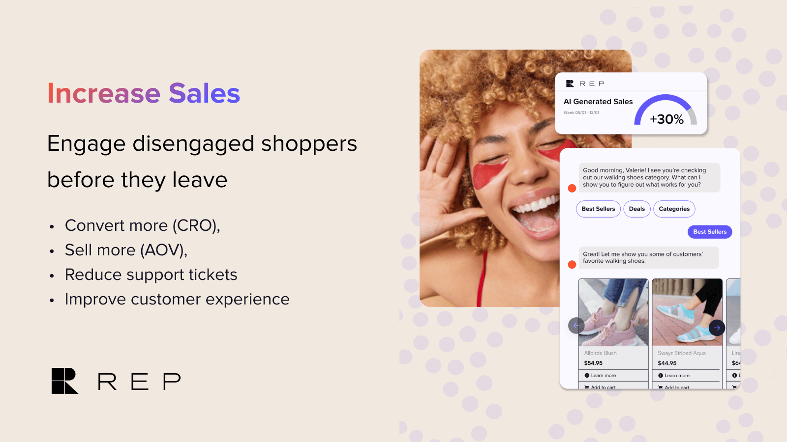 Rep AI: AI Agent & Live Chat screenshot 2