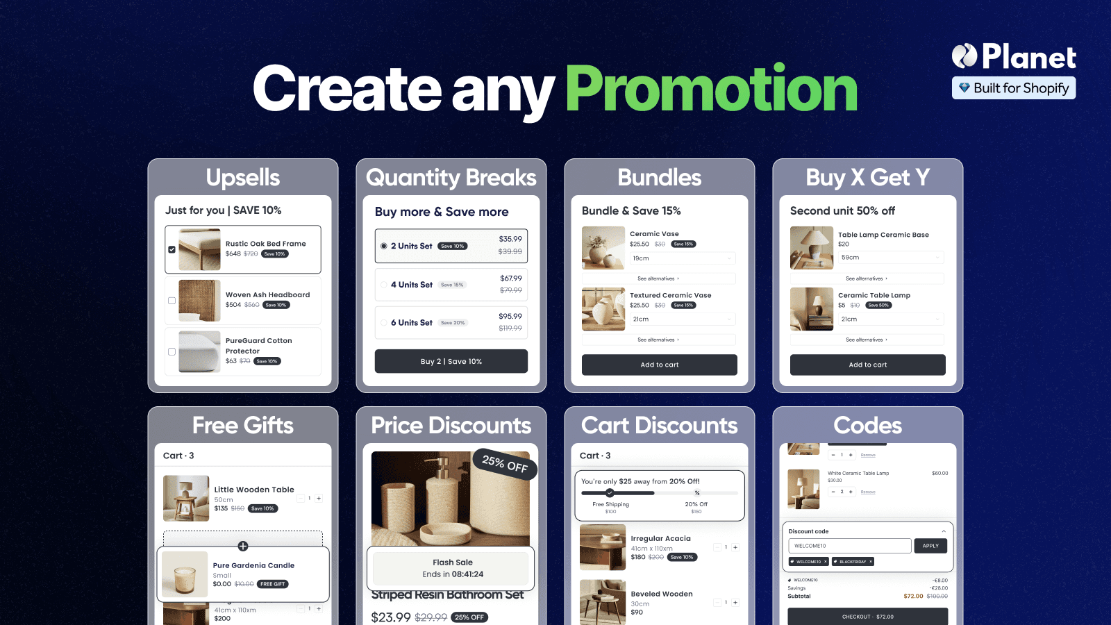 Planet Discounts & Upsells screenshot 2