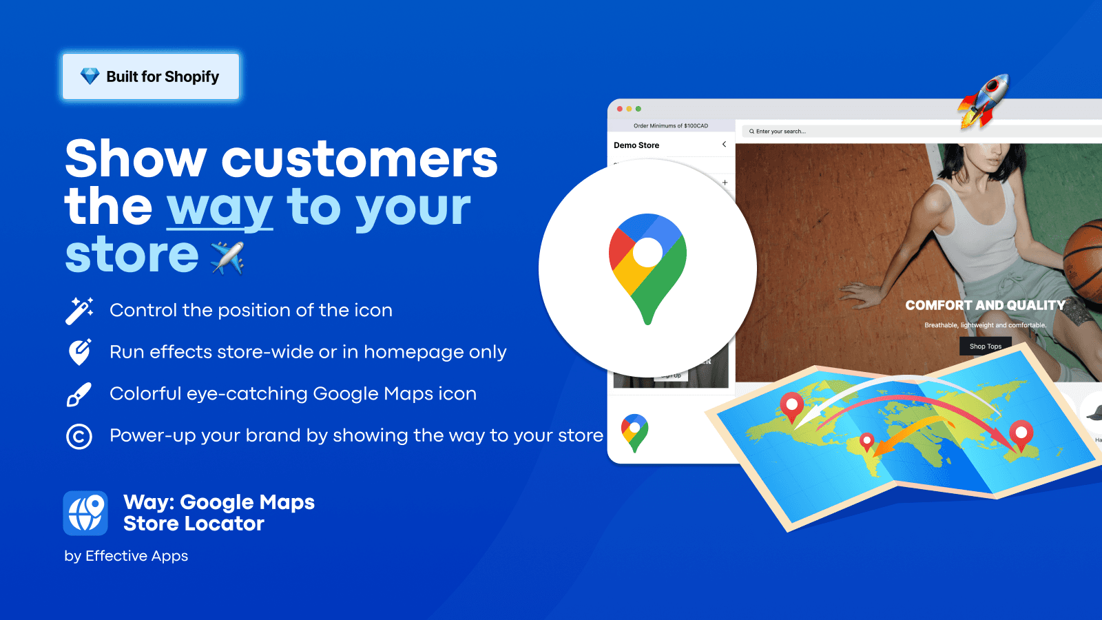 Way: Google Maps Store Locator screenshot 1