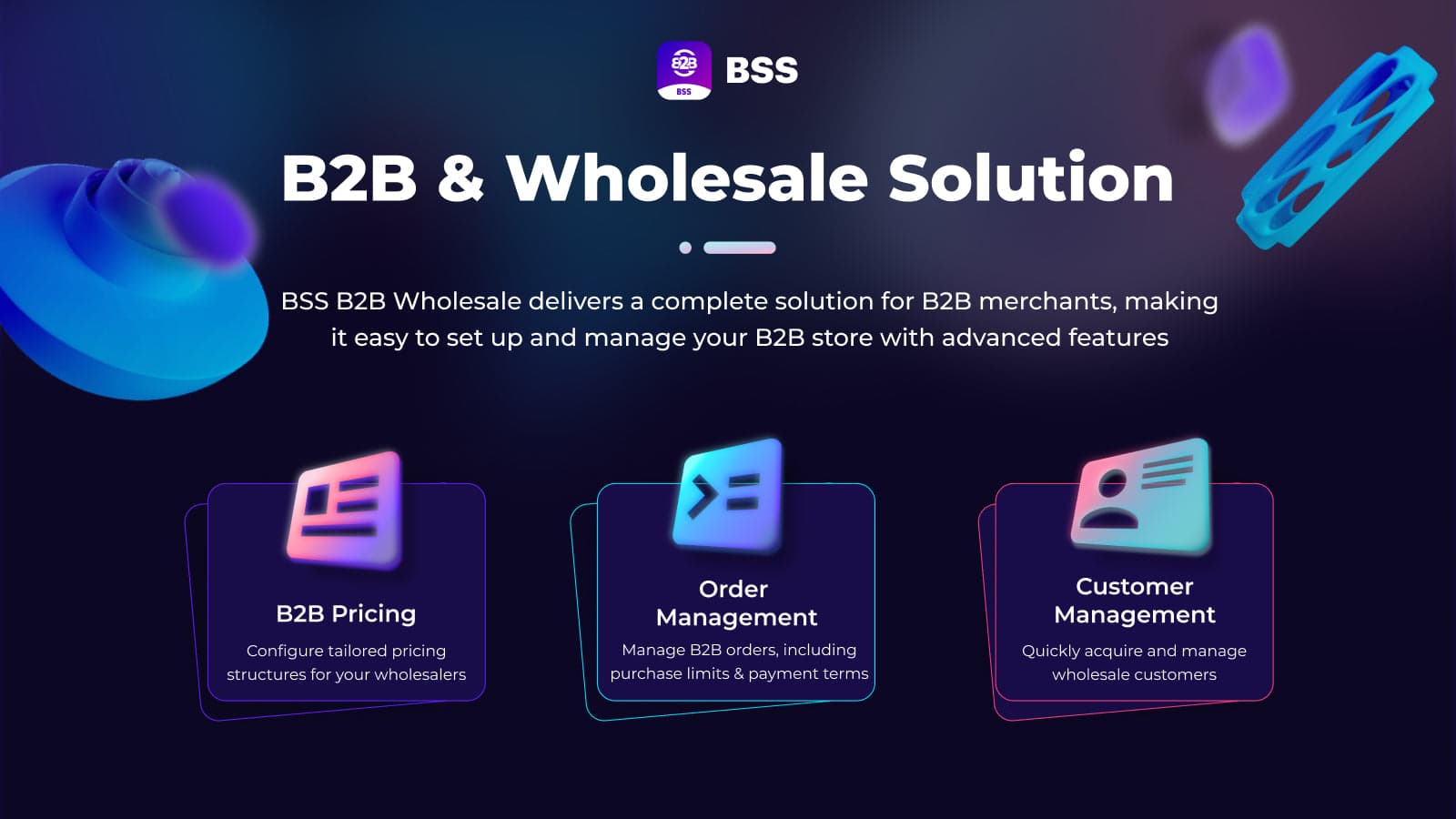 BSS B2B & Wholesale Solution screenshot 1