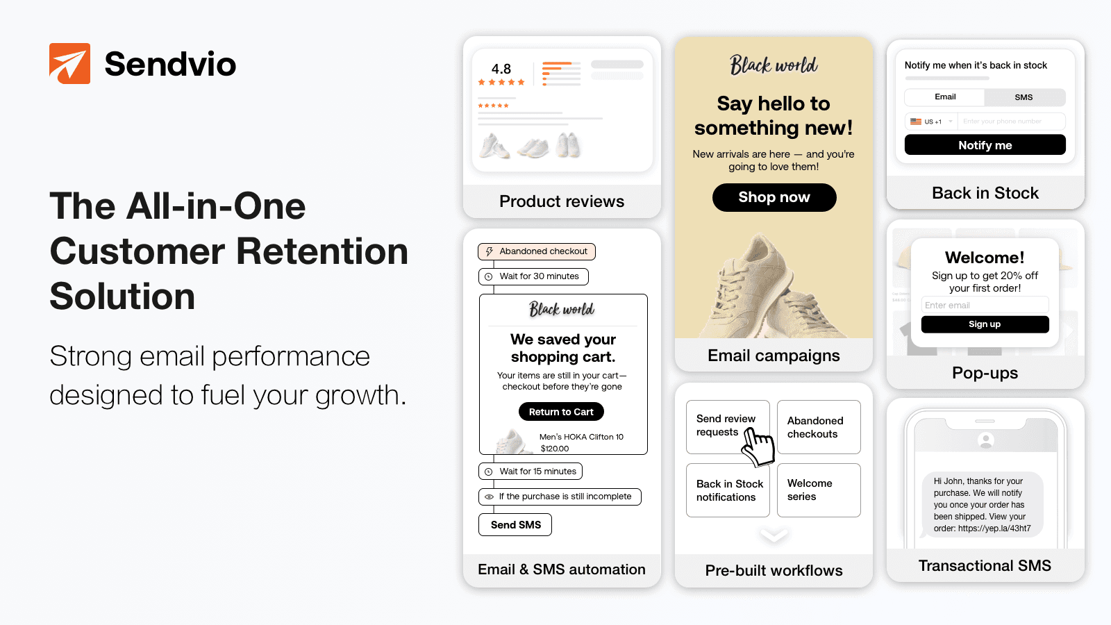 Sendvio: Email Marketing & SMS screenshot 1