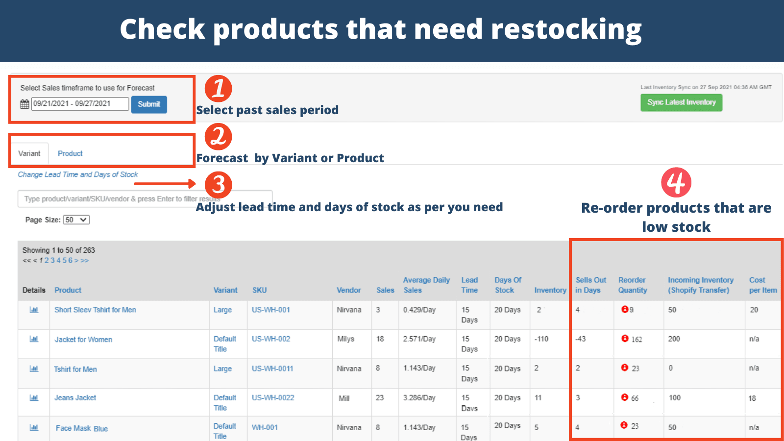 Stockbot Low Stock Alert screenshot 1