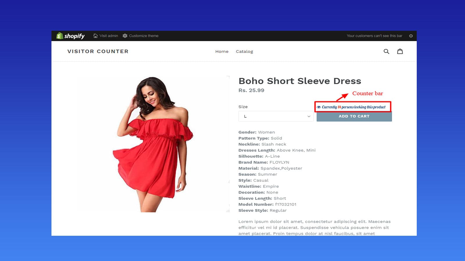 GAF ‑ Visitors Counter Pro screenshot 2