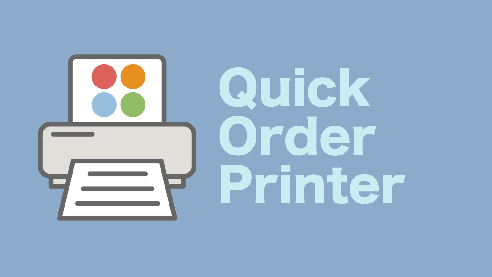 Mixlogue Quick Order Printer screenshot 1