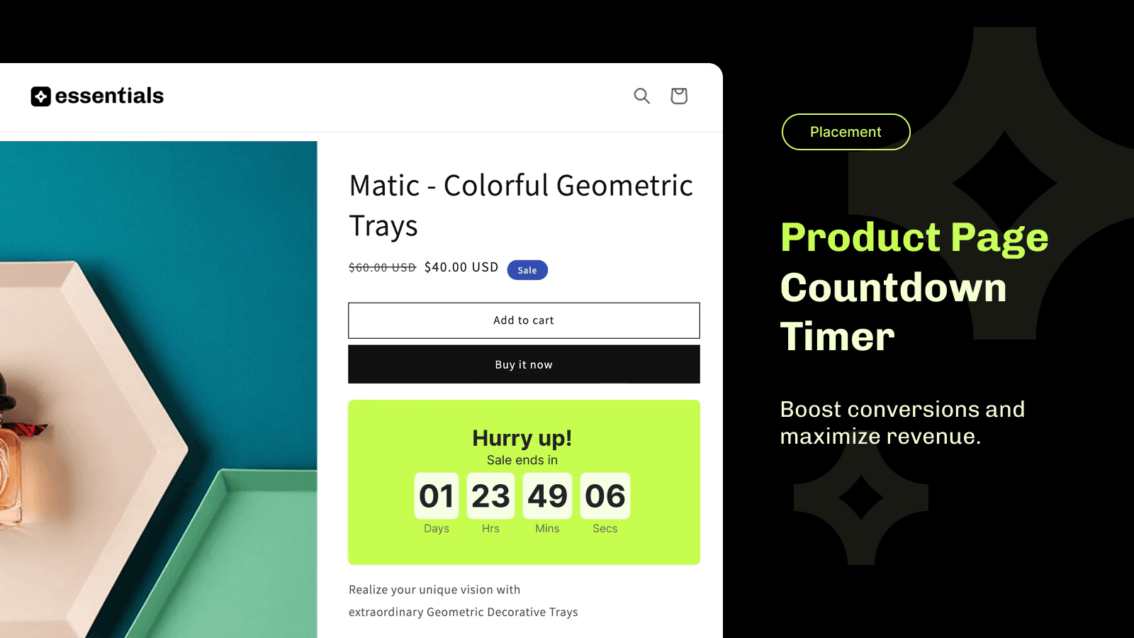 Essential Countdown Timer Bar screenshot 2