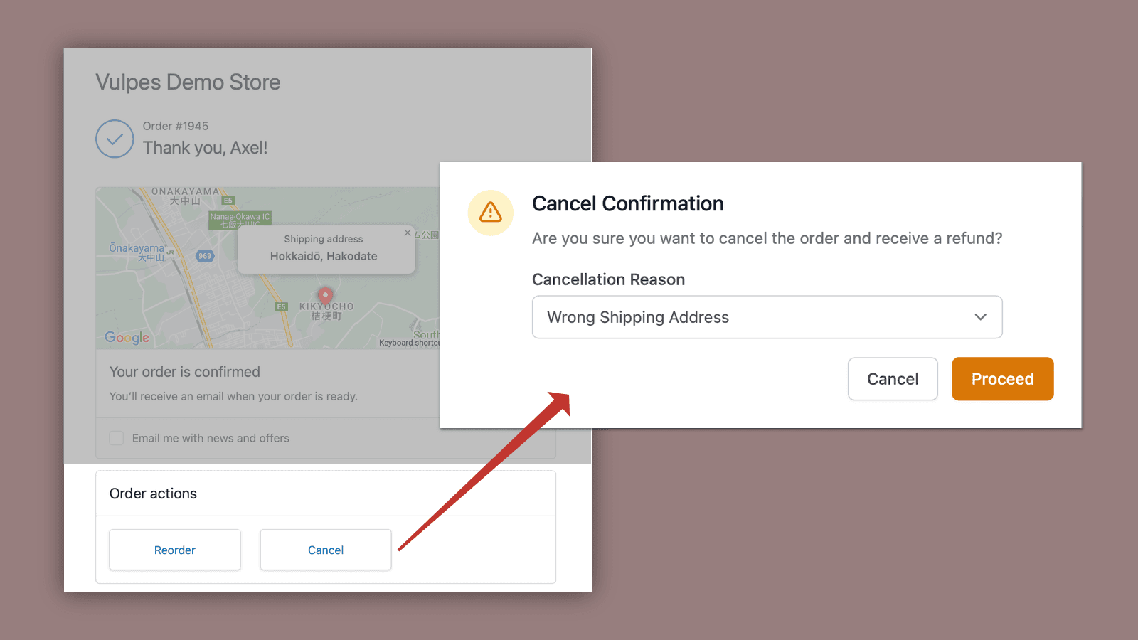 Yagi Order Cancellable screenshot 1