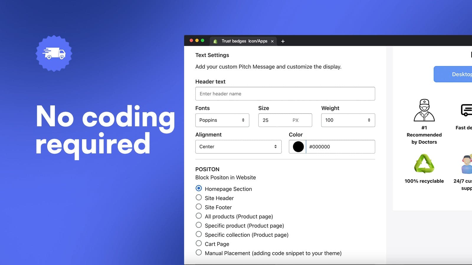 Iconito ‑ Trust badges & icons screenshot 2