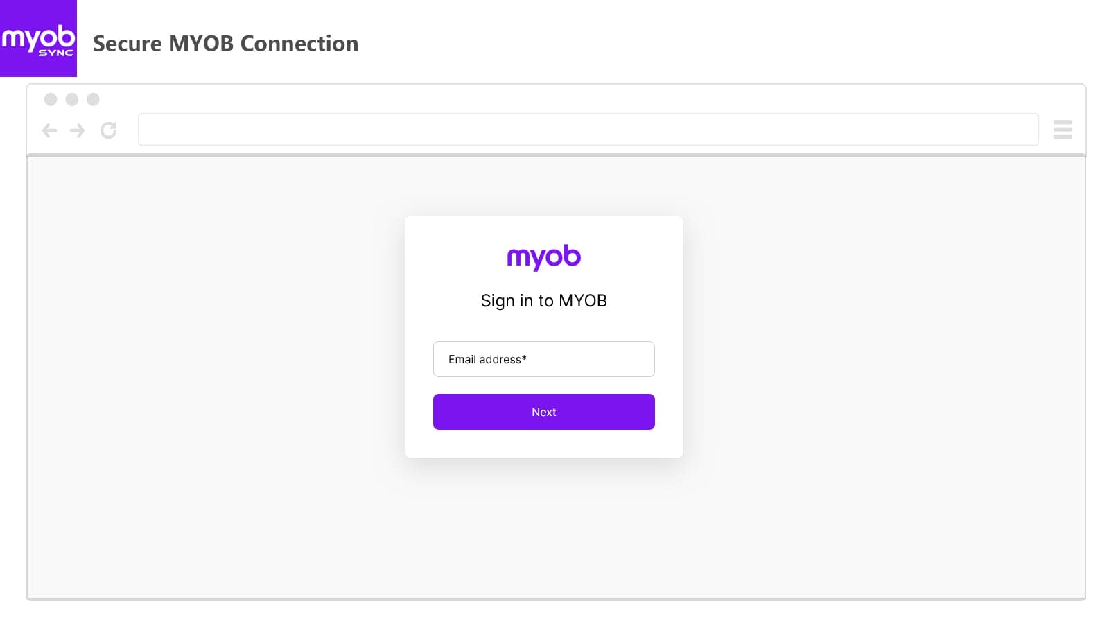 MYOB Sync screenshot 2