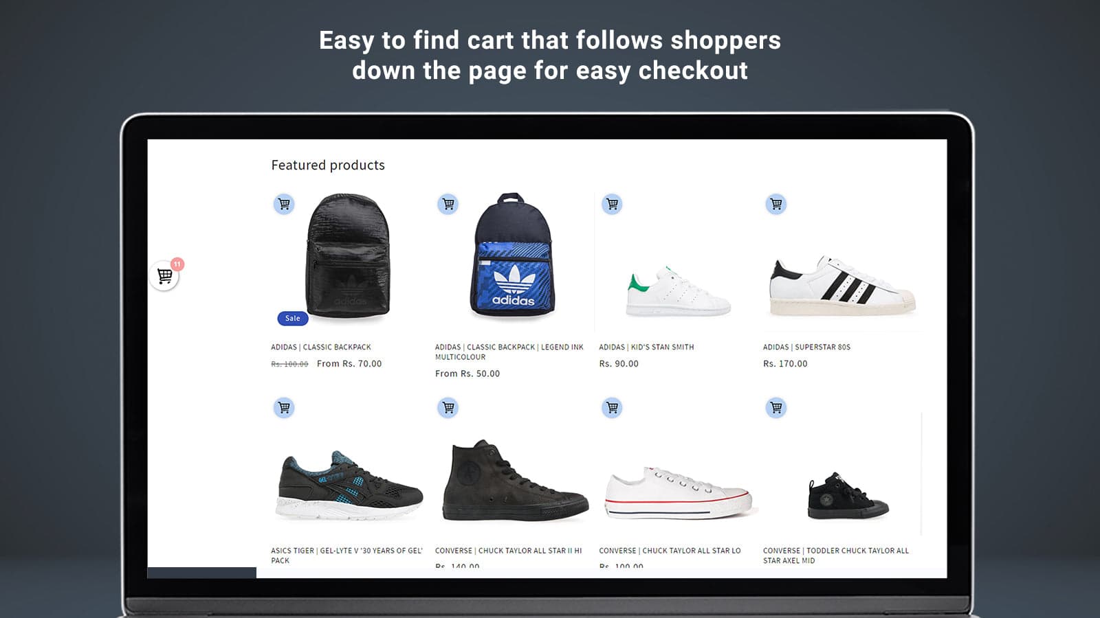 Srashta Sticky Add To Cart screenshot 2