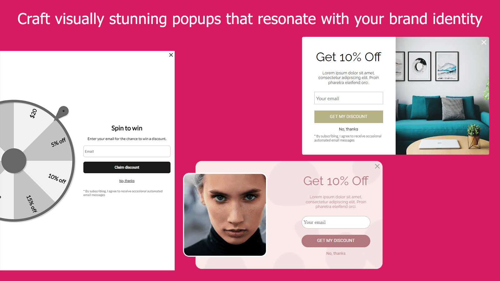 Impress Email Pop Ups screenshot 1