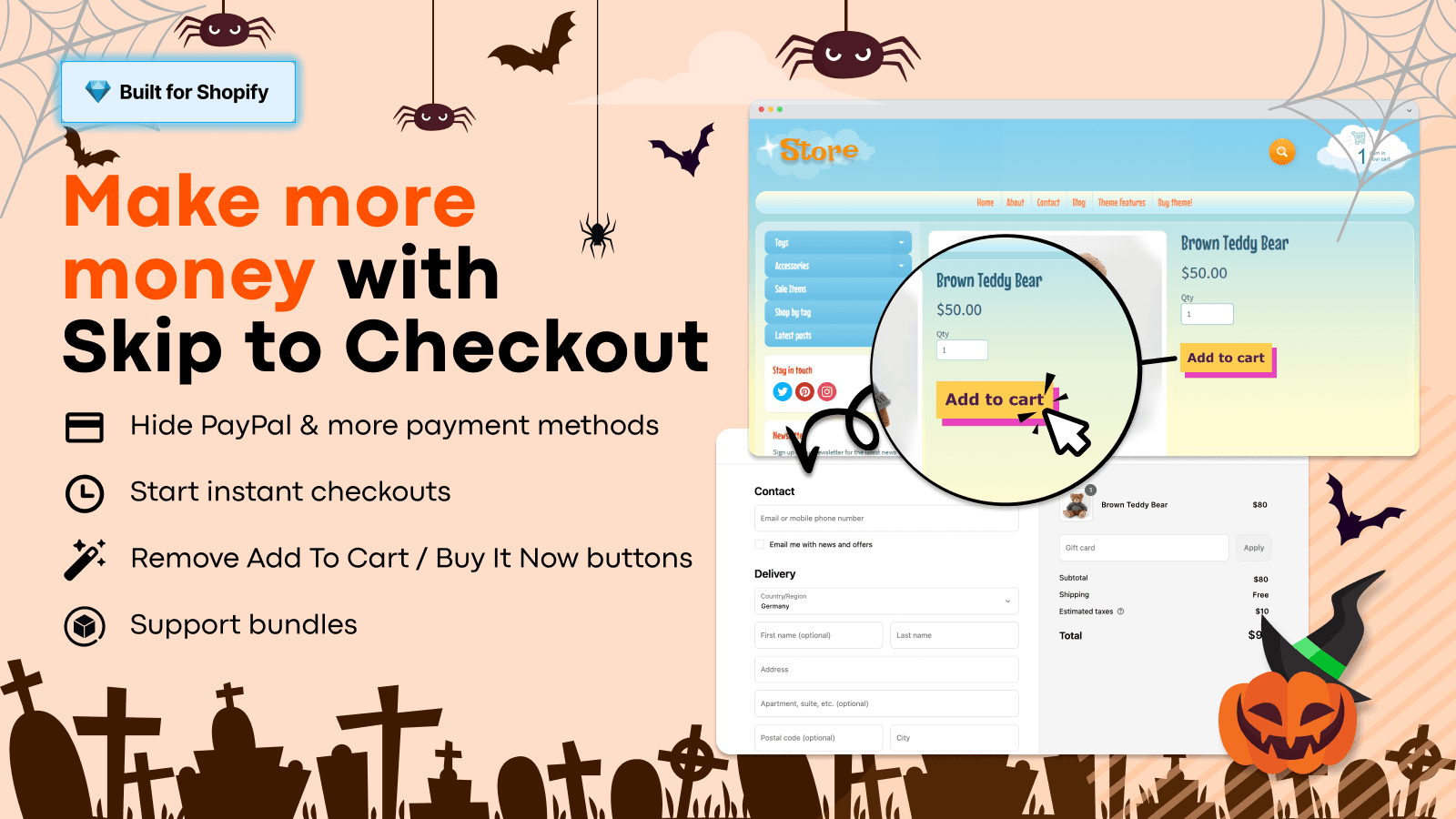 PF: Buy Now Skip Cart Checkout screenshot 1