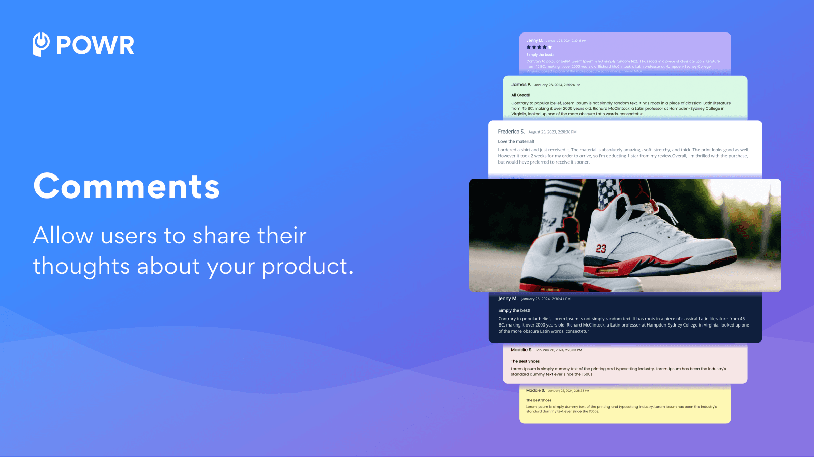 POWR: Customer Comments screenshot 1