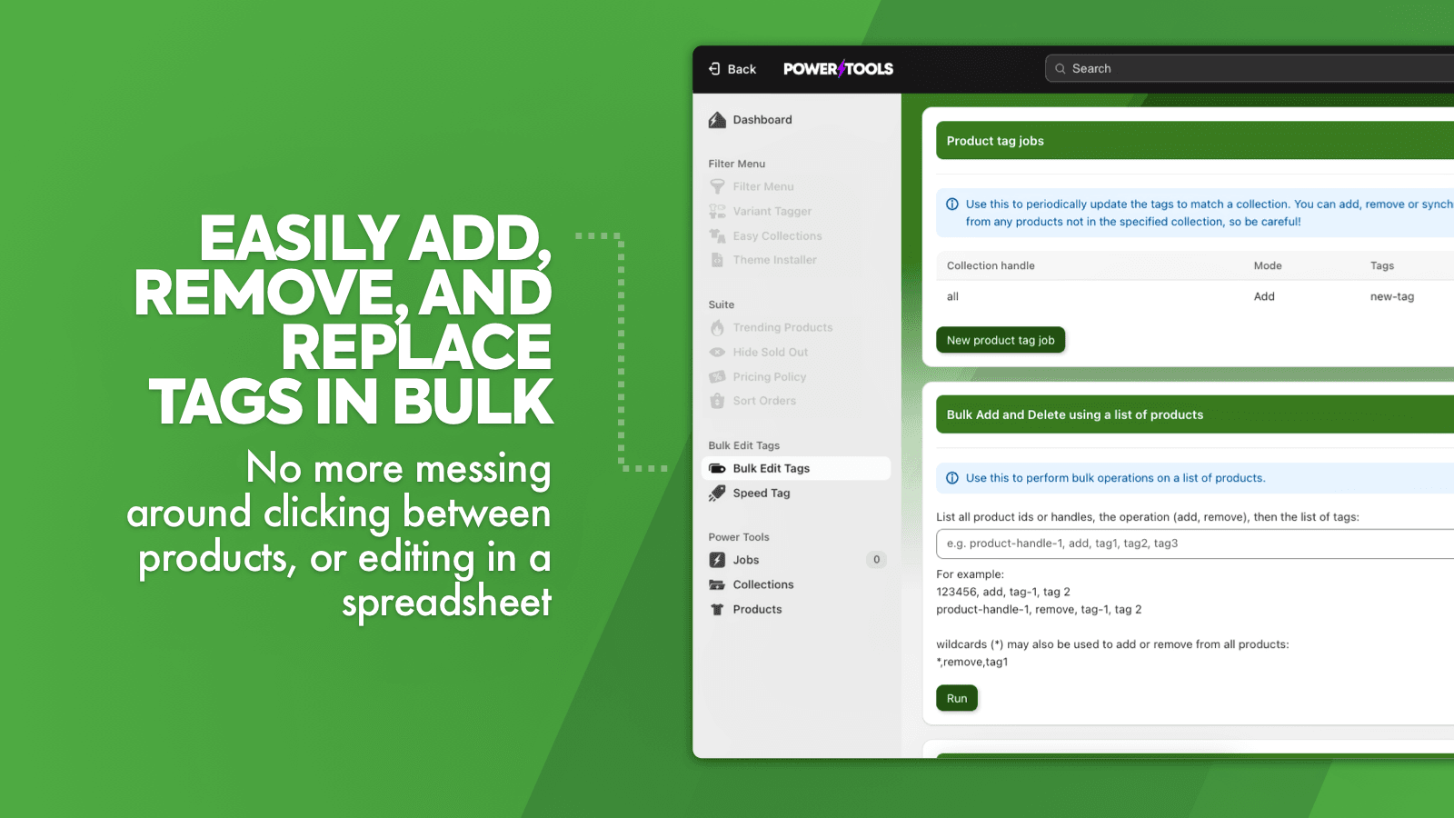 Power Tools Bulk Edit Tags screenshot 2