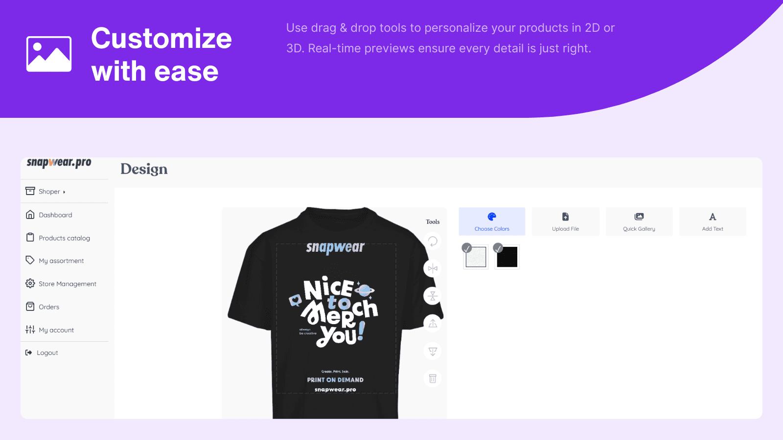 Snapwear: Print‑On‑Demand screenshot 2