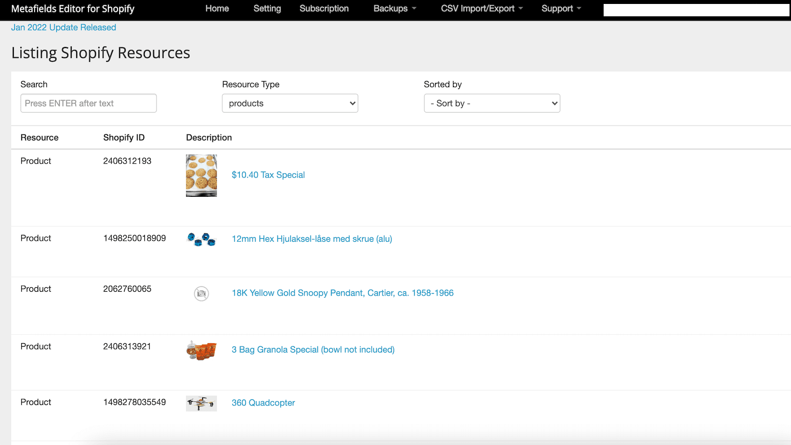 Webify Metafields Editor screenshot 1