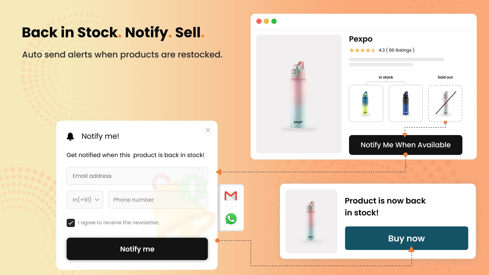 SB Coming Soon ‑ Back In Stock screenshot 2